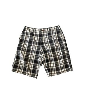 Y2K American‎ Eagle Plaid Shorts Longer Length Size 36